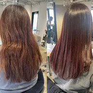 髪質改善ストレート +カット+カラー+オージュアトリートメント💕