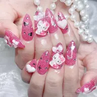 ❤️🔥業界最安値❤️🔥【チップ長さだし】ワンカラーofラメグラーパーツ無制限のせやり放題🫧🩵