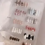 【自爪✨超お得定額🎀】人気作集大成！✨ゴージャスガーリー個性派定額コース（マグネットフレンチ、埋め尽くし