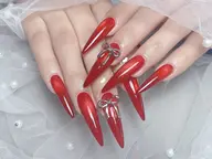 🎀人気No.1🎀チップ長さ出し10本★マグネット/フラッシュ/パールネイル　￥9980