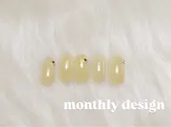 monthly design💛(Jrネイリスト)