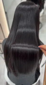 Premium艶髪ストレート（縮毛矯正）＋カット＋超音波トリートメント🫧  福岡/博多