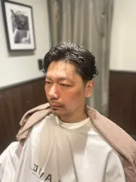 カット+アイロンパーマorロットパーマ