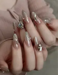 初回自爪オフ無料★ハントチップ長さ出し、定額デザインコース