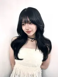 【表参道店通える方のみ！】🇰🇷韓国式コテ巻きデジタルパーマ+韓国のブランド"AYUNCHE"艶トリートメント✨