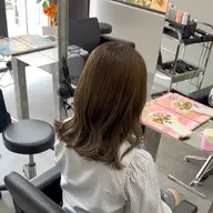 透明感ケアカラー+艶々トリートメント