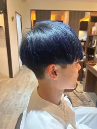 メンズカット➕Wカラー