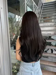 🎀 うる艶ワンカラー ＋髪質改善系トリートメント🫧