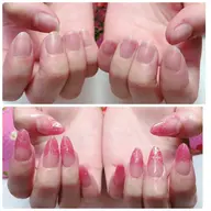 ❤艶々ジェルコート付き【スカルプ】クリア、ラメスカルプチュア😃【 長さ出し】全面ラメ、ラメグラ🌈🌈【オフなしの方】