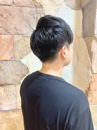 縮毛矯正+メンズカット