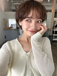 ✨ショートカット+パーマ✨+最高級トリートメント✨️