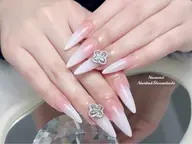 [チップ長さ出し10本]＋ワンカラー／フレンチ／マグネット／グラデーション💯🌷