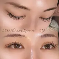 【ご新規様】🌈LEDエクステ120本🌈(オフ込み)フラットラッシュ