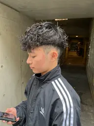 (minimo限定)メンズカット+スペインカール 大阪/梅田/茶屋町/中崎町