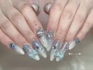 ★練習モデル★チップ長さ出し10本★持ち込みデザインアート10本