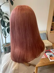 🩷1日1名限定❤️ダブルカラーはこちら💫ブリーチなしダブルカラー++超音波3stepトリートメント✨