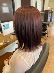 カラー＋まつ毛パーマ🤍どちらも同時に出来て時短で可愛くなります✨