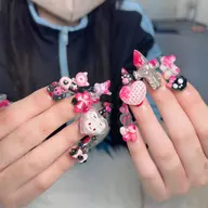 🍓』VIP 1コースの150分やり放題*10本長さ出し＋アート＋スートン、バーツつけ放題(5000種類)㊗️㊗️