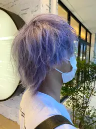 【メンズ限定】メンズカラー　ケアブリーチ使用ダブルカラー