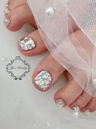 《フットデザインネイル》10本 デザイン🦶🏻‎🤍