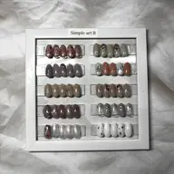 【オフ込み】オフィスネイルシンプルアートコースꔛ‬ෆ