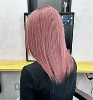 【透明感が欲しい方へ🍇】最先端ケアブリーチ1回+オンカラー＋ダメージケアトリートメント