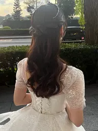 セルフフォトウェディングヘアメイク+顔まわり前髪カット