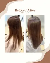 髪質改善 酸性ストレート  ¥16100