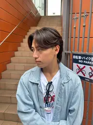 ✨ニュアンスパーマ + メンズカット付✂︎ + パーマ用ヘアトリートメント付🫧