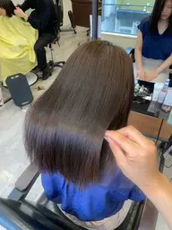 【🤍透明感抜群プレミアムカラー🤍】 カット➕スロー•アディクシーカラー➕1 stepトリートメント🆓➕プチスパ🆓