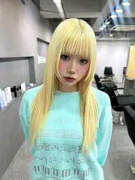 💛ブロンド💛ブリーチリタッチ➕カラー➕トリートメント