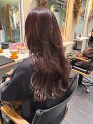 カット＋オーガニックケアカラー＋Aujuaトリートメント＋スチームヘッドスパ