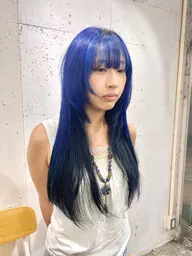 レイヤー,ウルフカット🫐➕超音波トリートメント🩵(土日祝日＋1100)