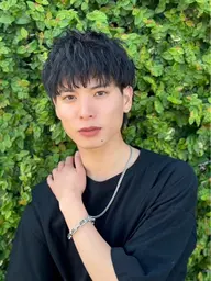 【緩めパーマでナチュラル爽やか☆】メンズカット+ニュアンスパーマ¥11700