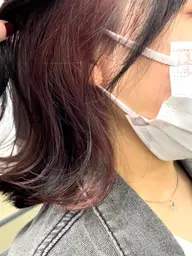 【ミニモ平日限定】イヤリングカラー/インナーカラーのみ ■フェイスフレーミング追加1100円