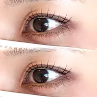まつ毛パーマ➕束感コーティング仕上げ👀
