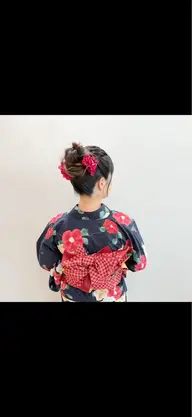 浴衣着付け＋ヘアセット