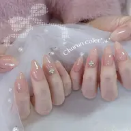 《オフなし》 🫧長さだし10本ワンホンネイル🎀