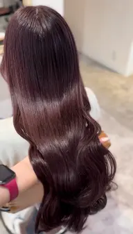 ‎𓊆🎀高発色艶感暖色カラー🎀𓊇+リペアトリートメント