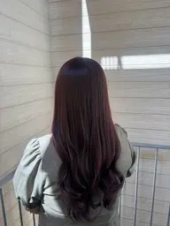 定番メニュー【ロング、ミディアム限定】✨カット+艶カラー✨