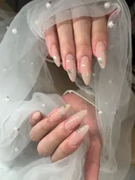 ミニモ学割🌟長さだしワンカラ/ラメグラデーション🌟ケア込み💅🏻 、【600色から選べる】大きいパーツ2個付き