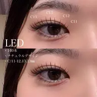 《LEDエクステ》フラットマットラッシュ80本¥6500/100本¥7000