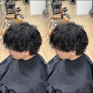 メンズカット+頭皮ダメージレスクリームパーマ