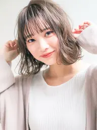 👩‍🎓ミニモ学割限定クーポン👩‍🎓【小顔カット】+【透明感フルカラー】+【高保湿TR】レイヤー 髪質改善