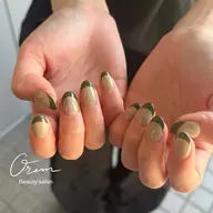 【ケア・オフ込み】フレンチ🫧カラー選べます※画像はワンカラーベース追加+¥1000(total¥4300)