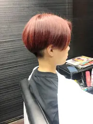 平日限定カット+透明感、色持ちカラー(ケアボンド剤)+最高級ハホニコトリートメント