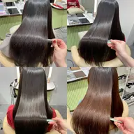 【☔️梅雨前おすすめ☔️】カットカラー＋縮毛矯正＋髪質改善1stepトリートメント🫧(💖超音波アイロン付き💖)