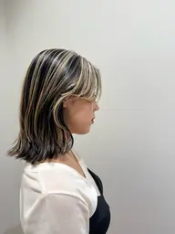 【1プロセスでできるデザインカラー】ポイントデザイン+トリートメント