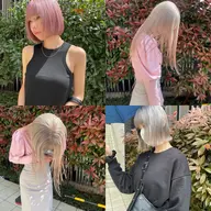 カット+ダブルカラー+超音波トリートメント【ブリーチ、ケアブリーチ、ハイトーン、ブロンド】