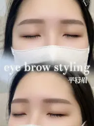 アイブロウスタイリング(WAX付き)メイクお仕上げ
